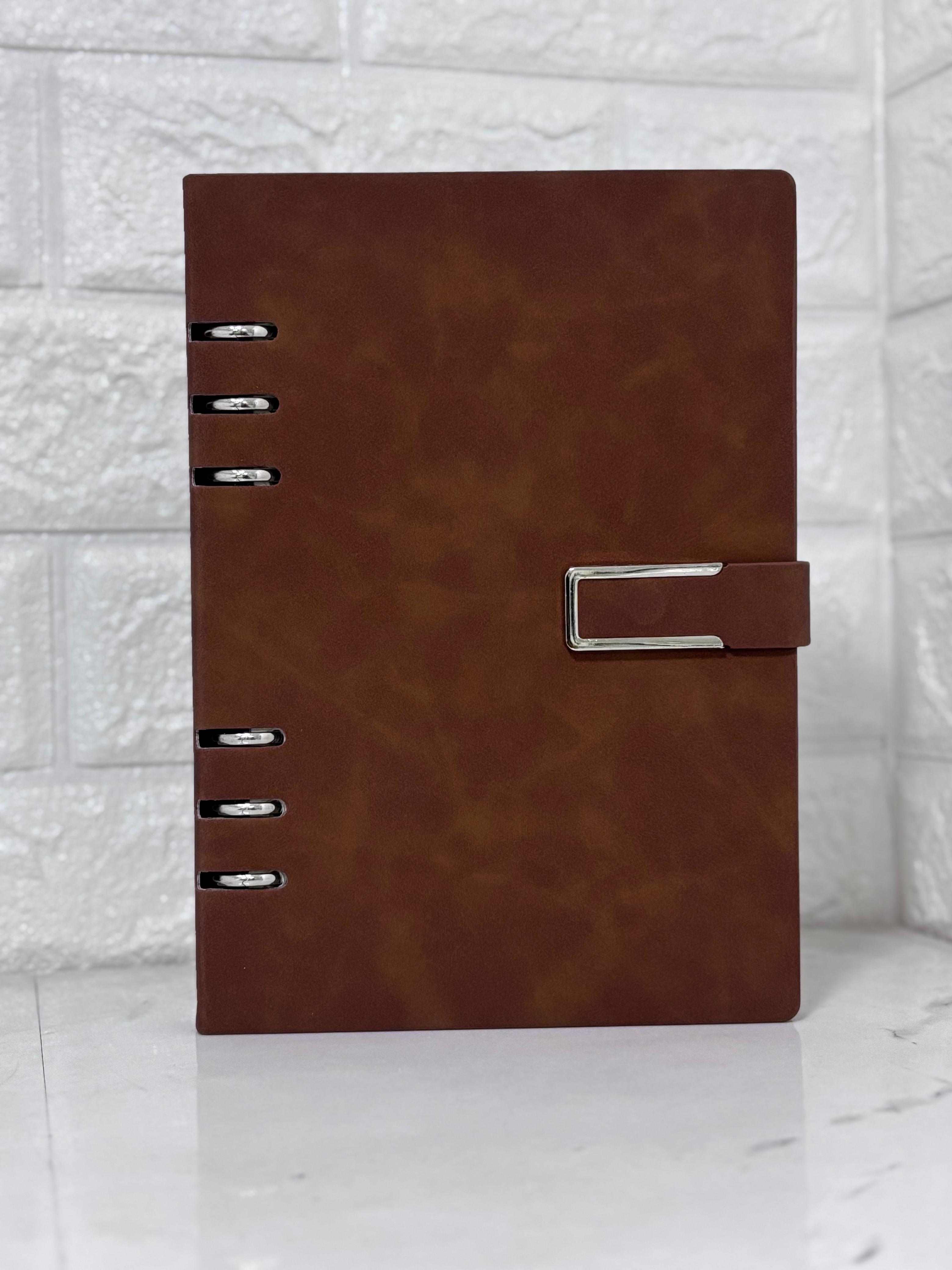 AGENDA LUXXO na cor Marrom