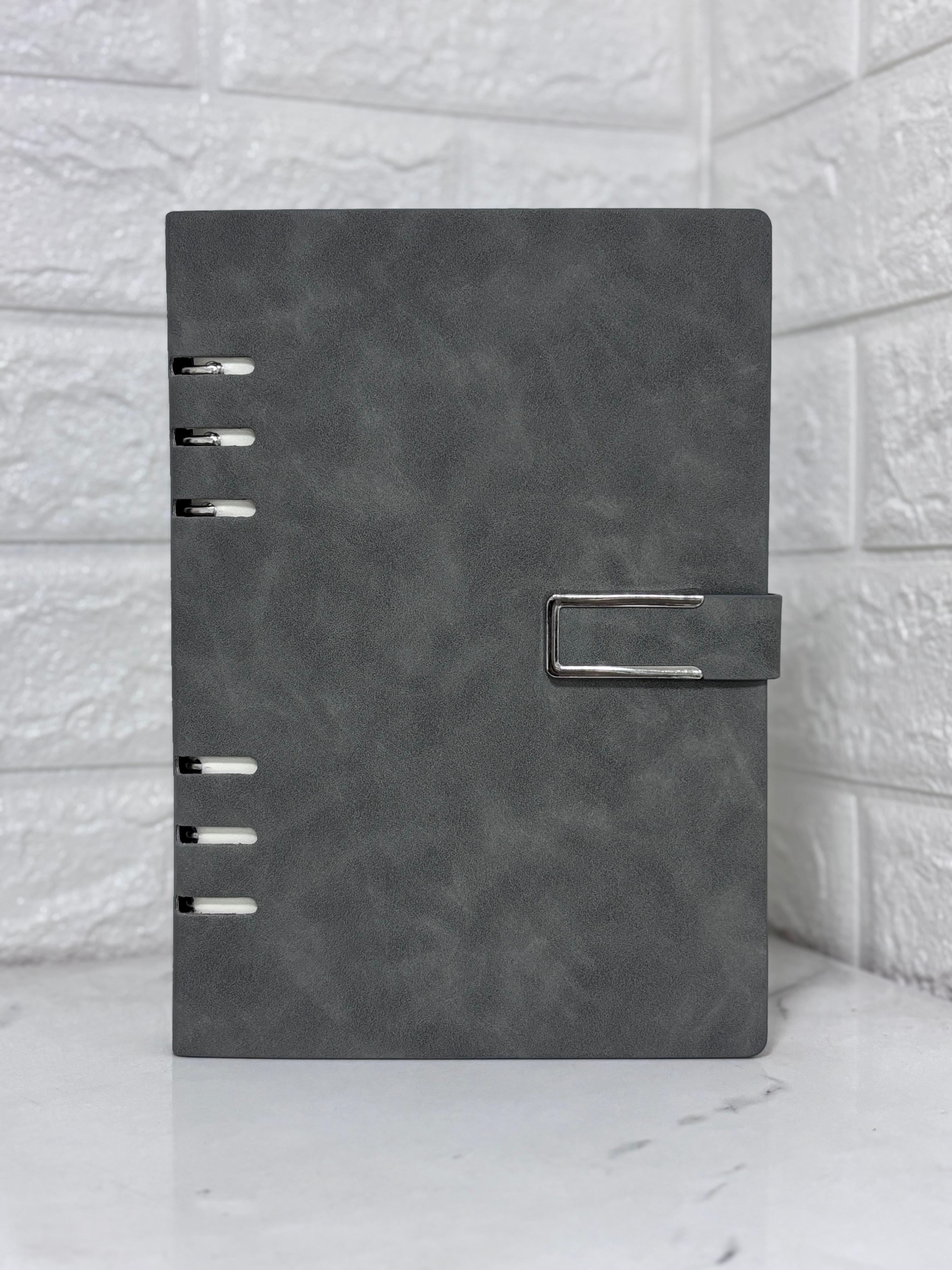 AGENDA LUXXO na cor Cinza